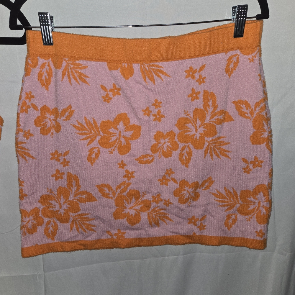 Wild Fable Orange Floral Knit Set - Picture 8 of 10